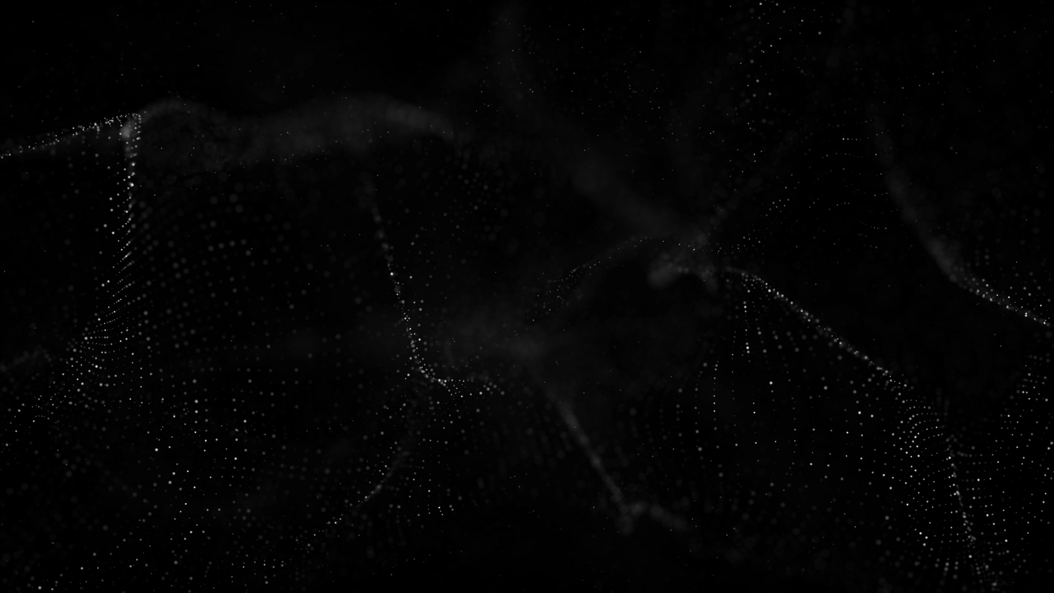 Defocused Particles Background (balck and white)